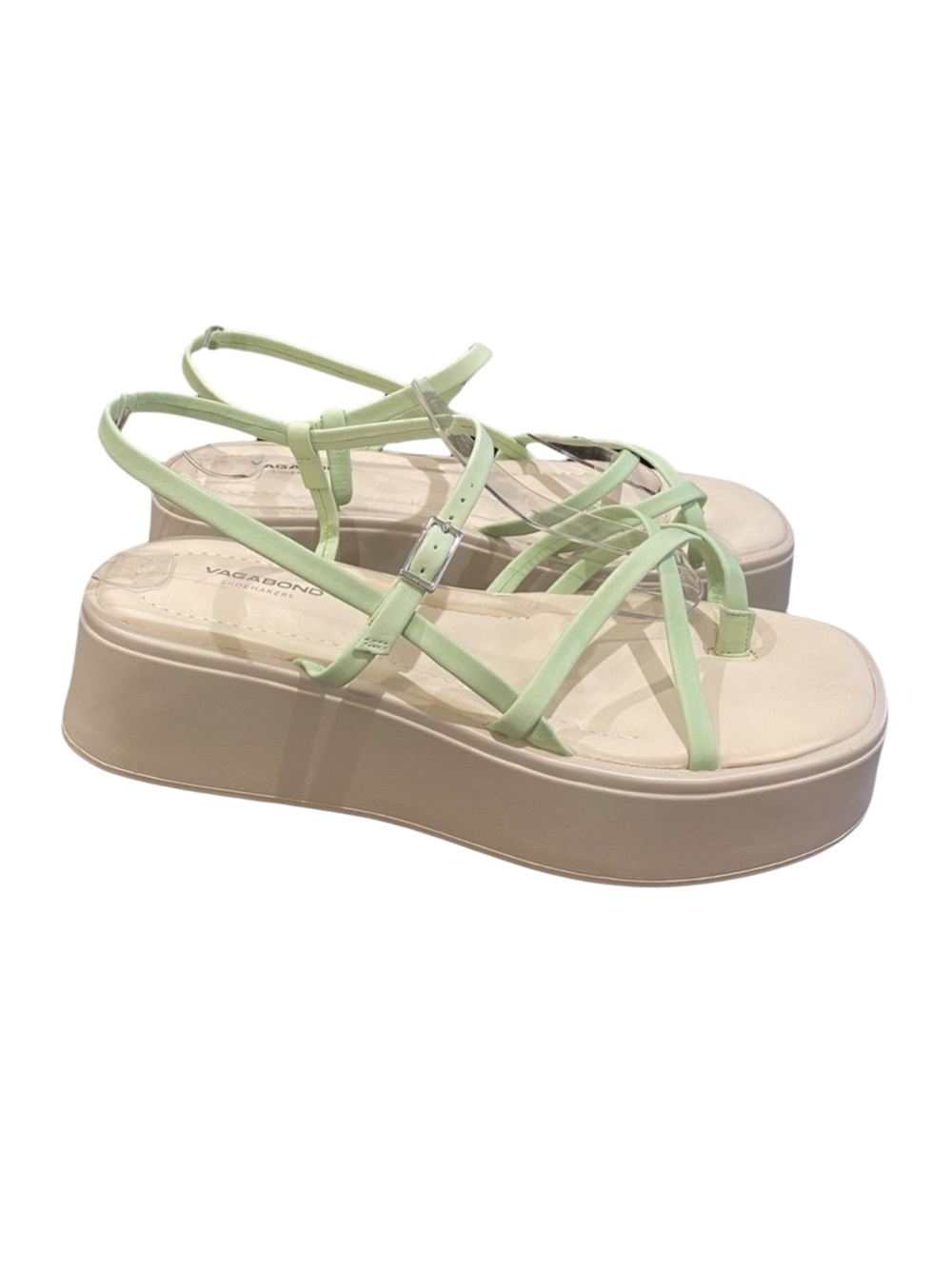 NEW Vagabond Shoemakers Courtney Mint Strappy Platform Sandals 11 41